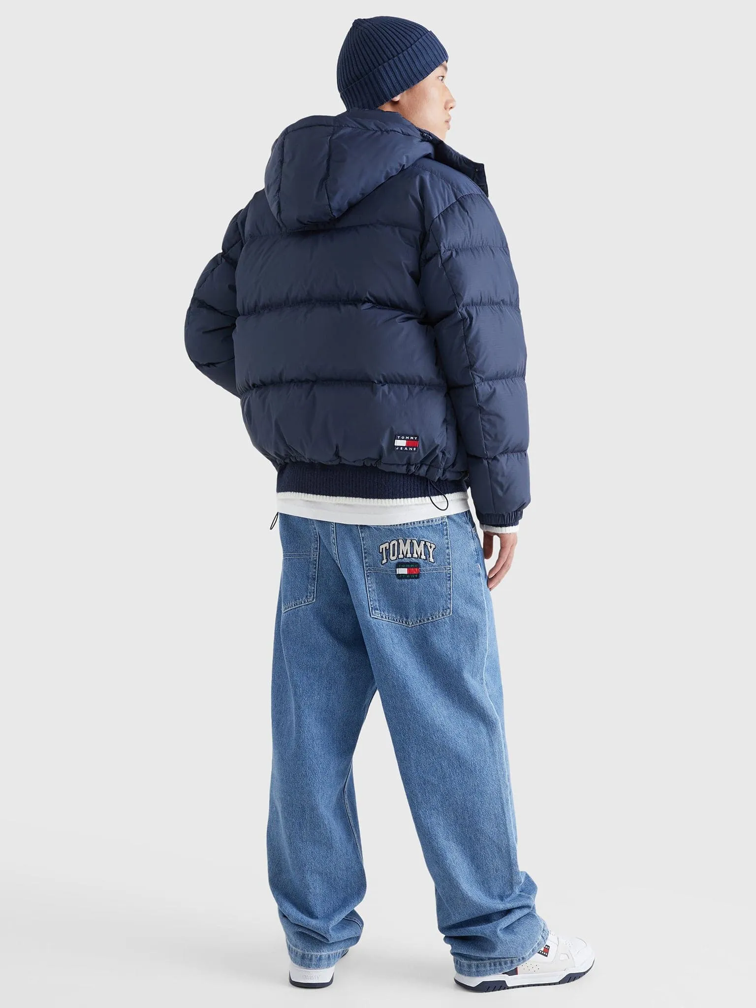 Ανδρικό μπουφάν HOODED PADDED RECYCLED CASUAL ALASKA PUFFER DM0DM15445C87 | DM0DM15445C87