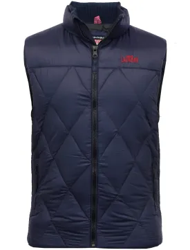 Airdrie Puffer Quilted Gilet in Midnight Blue - Tokyo Laundry