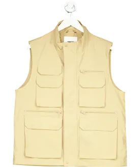 Anthropologie Beige 8 Pocket Gilet UK 12