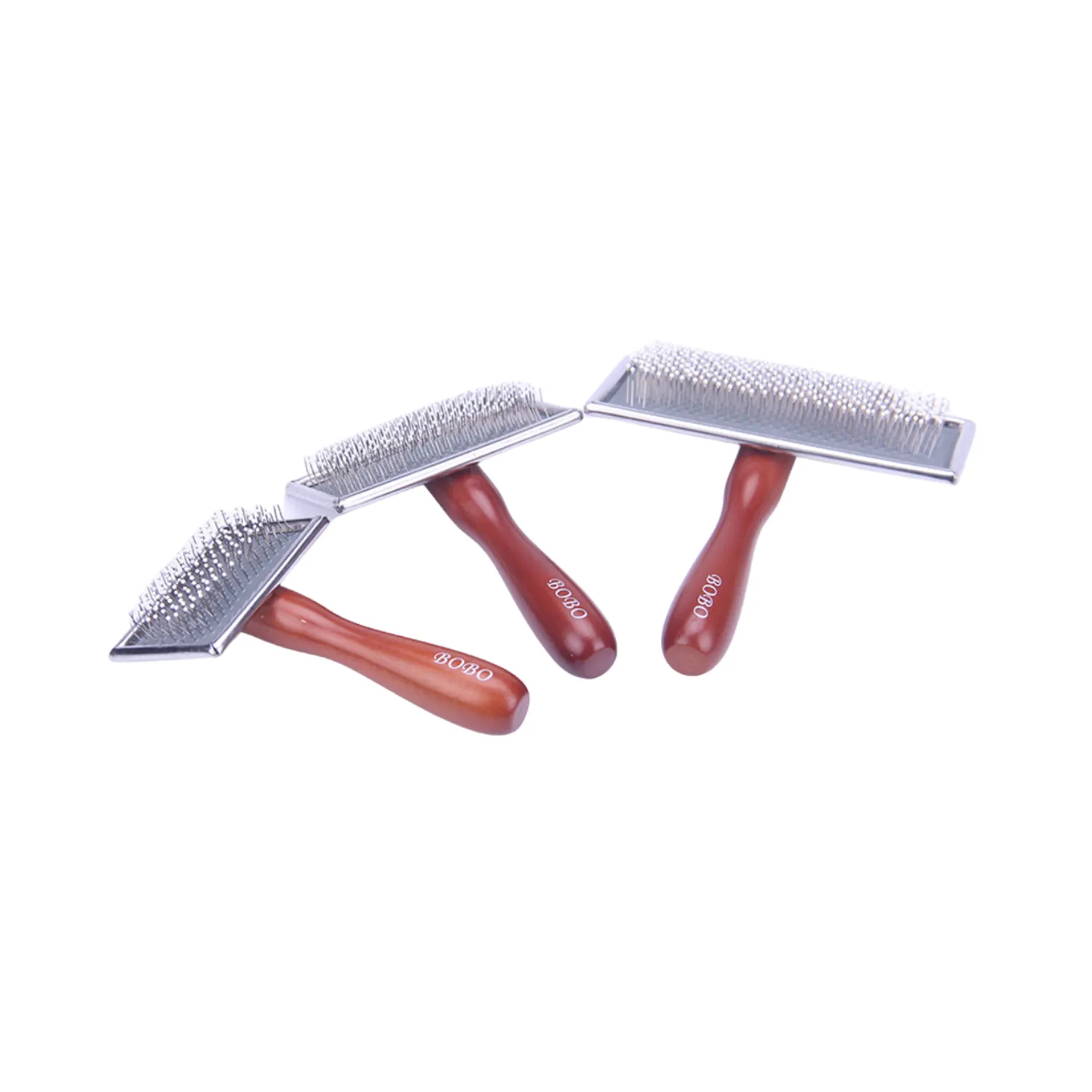Bobo Slicker Brush with White Ball-tips
