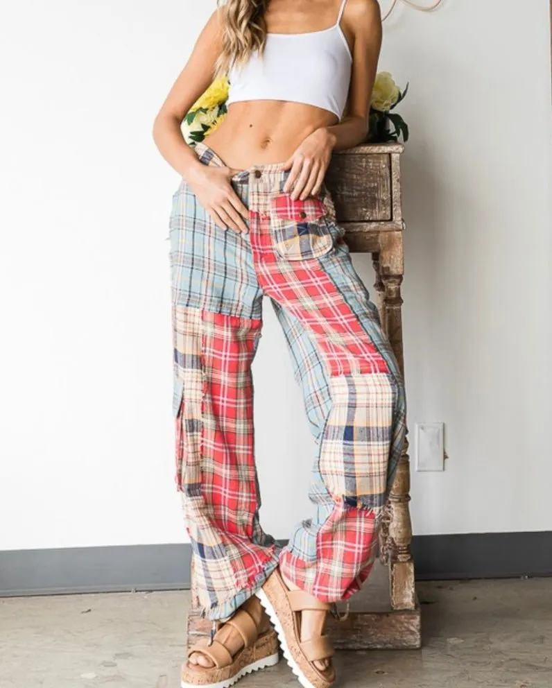 Colors Patch Pants (2 colors) - Premium Clothing 