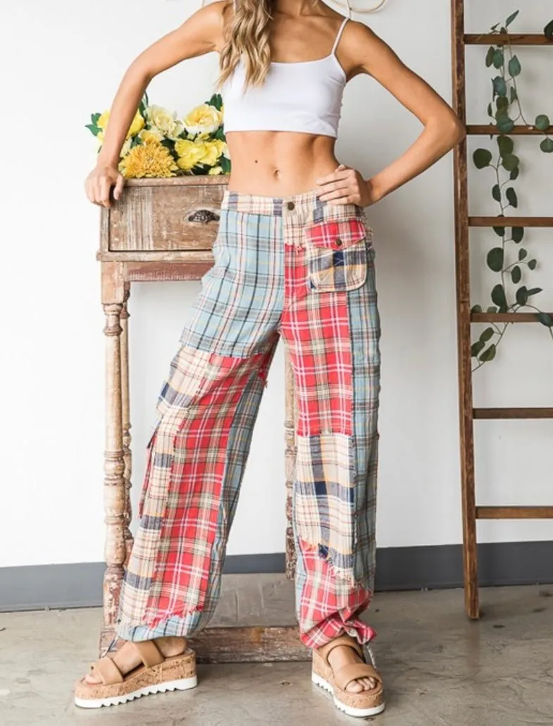 Colors Patch Pants (2 colors) - Premium Clothing 