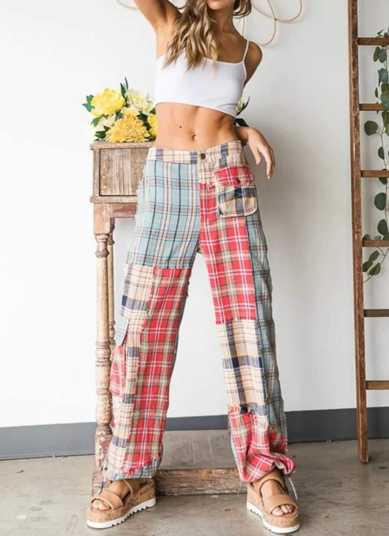 Colors Patch Pants (2 colors) - Premium Clothing 