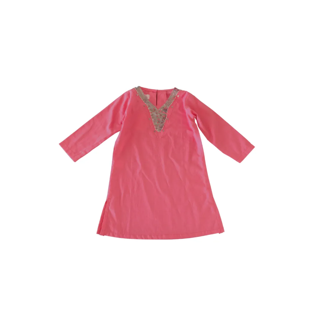 Dixie Dress in Pink Sequin