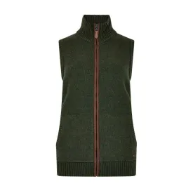 Dubarry Sheedy Ladies Wool Blend Gilet - Olive