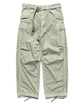 Garment Dye Rip Stop Pants Light Green