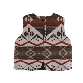 Ginys Gilet | Dusty Brown Melange
