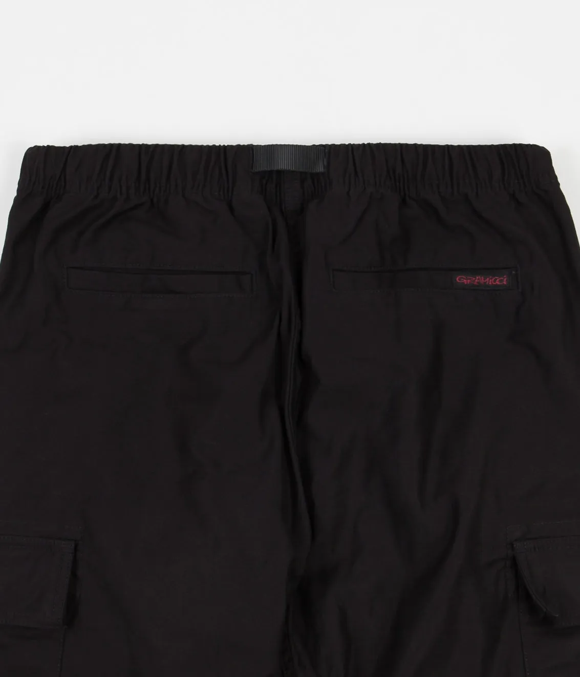 Gramicci Back Satin Cargo Pants - Black