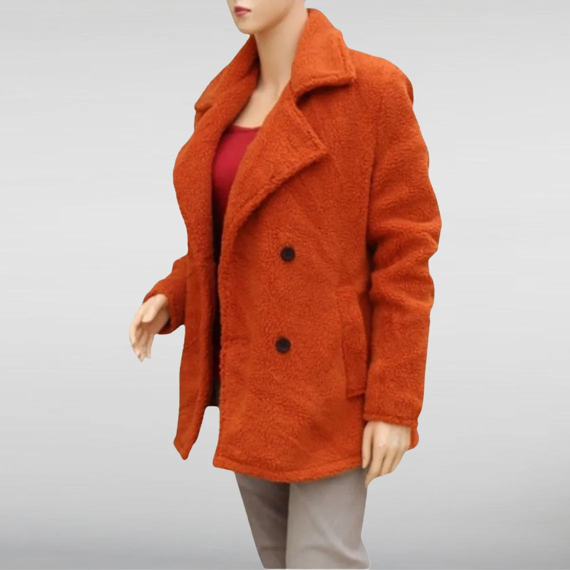 Kelly Reilly Yellowstone Beth Dutton Orange Coat