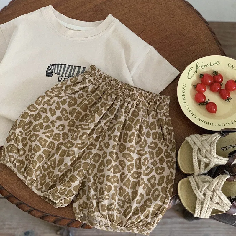Leopard Casual Summer Shorts