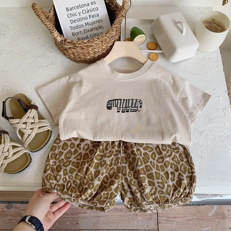 Leopard Casual Summer Shorts