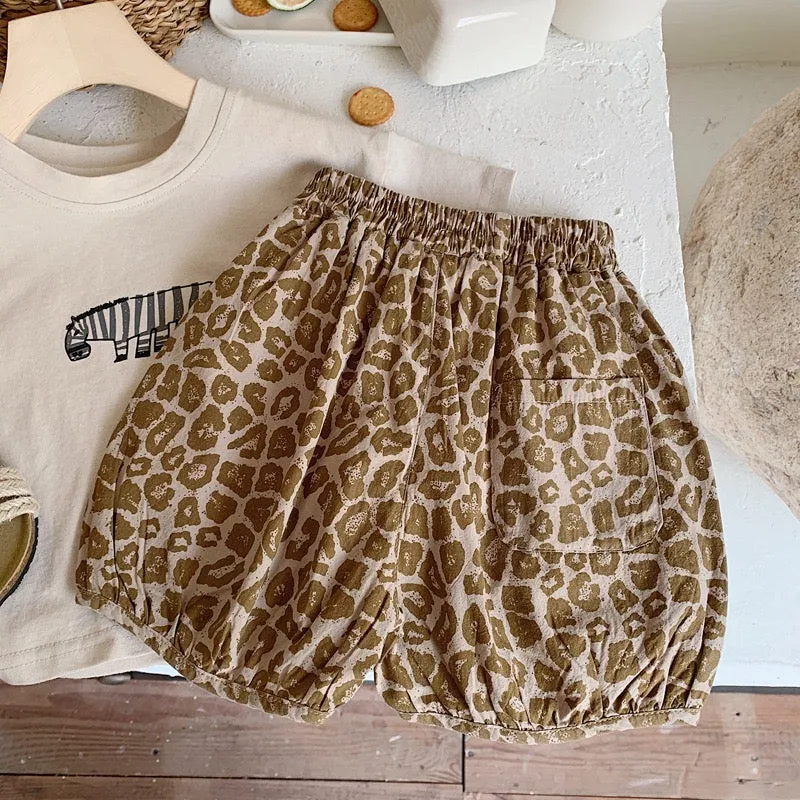 Leopard Casual Summer Shorts