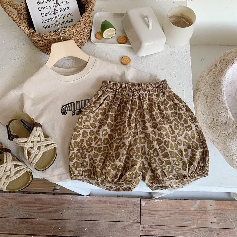 Leopard Casual Summer Shorts