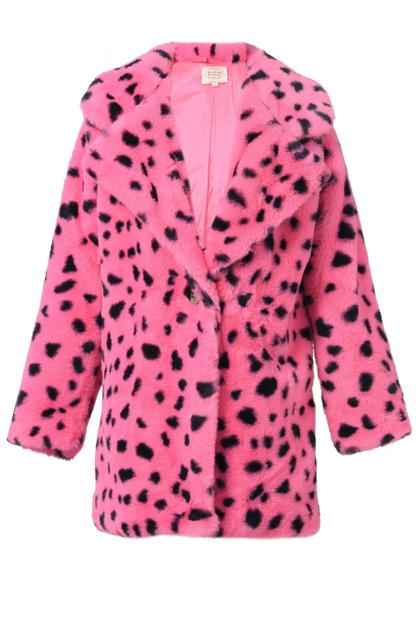 LEOPARD FAUX FUR TEDDY COAT (A39124)