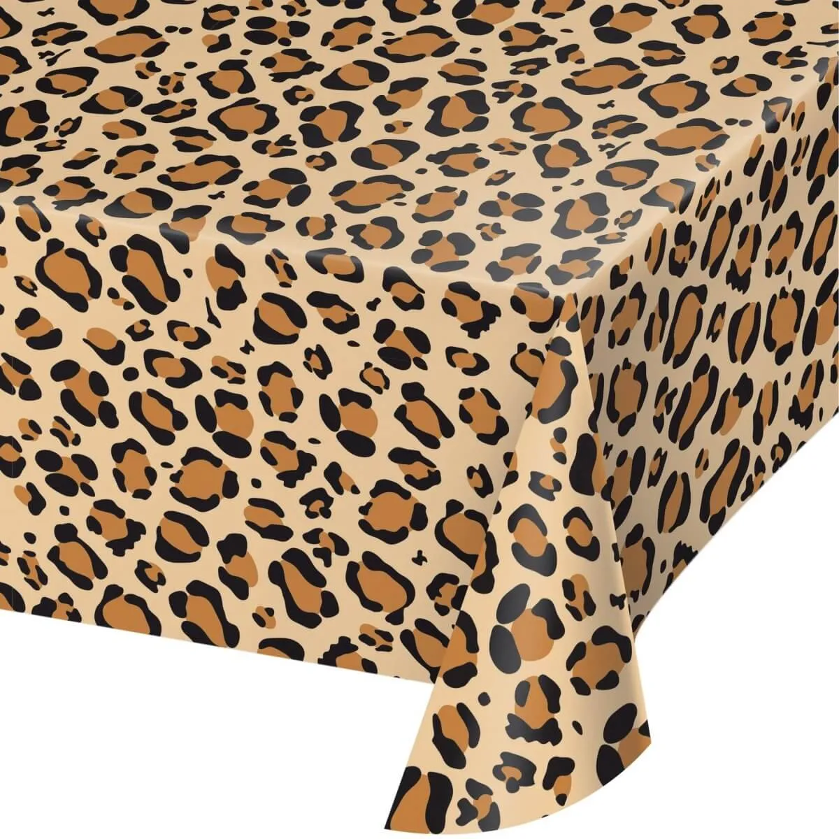 Leopard Plastic Tablecover