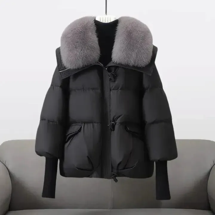 Lina - Winter Coat with Luxurious Fur Collar