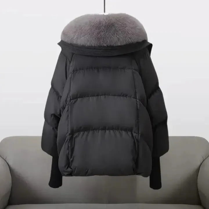 Lina - Winter Coat with Luxurious Fur Collar