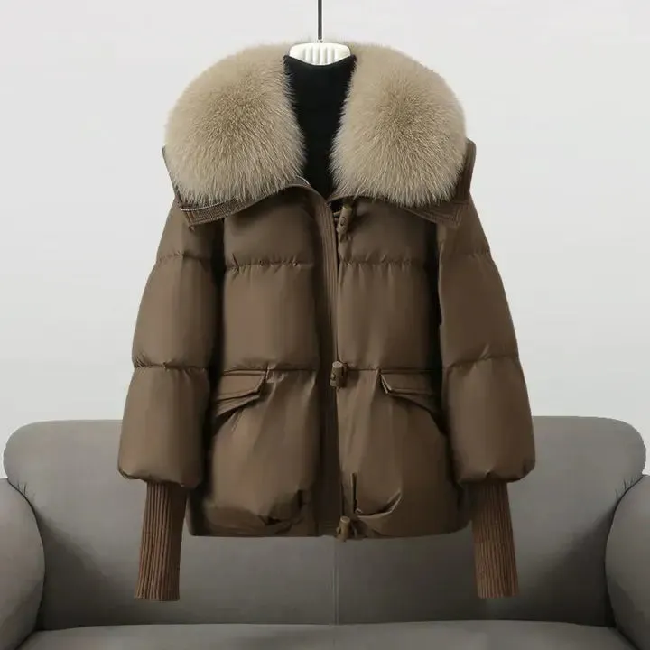 Lina - Winter Coat with Luxurious Fur Collar