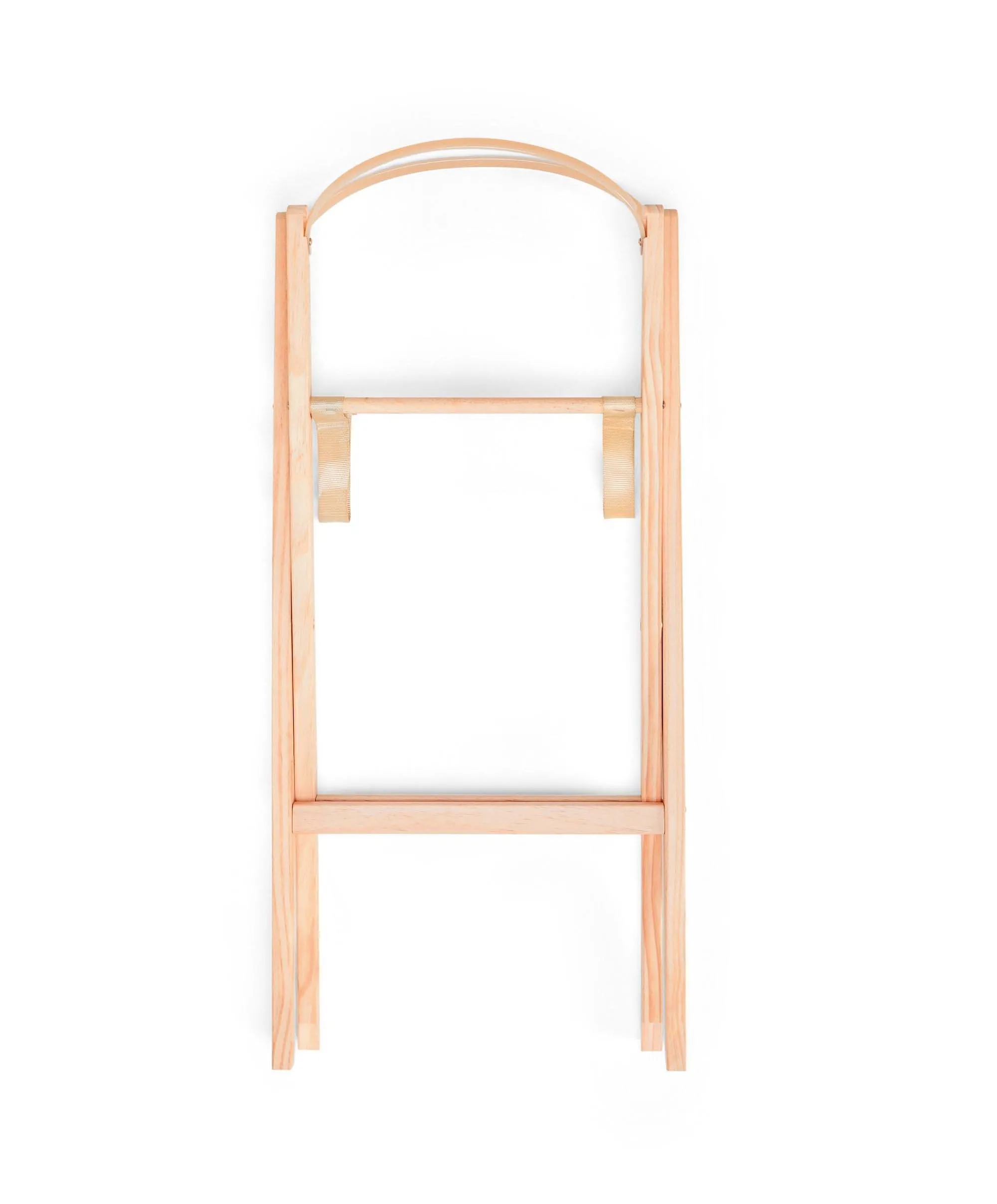 Little Green Sheep Moses Basket & Stand - Linen / Natural