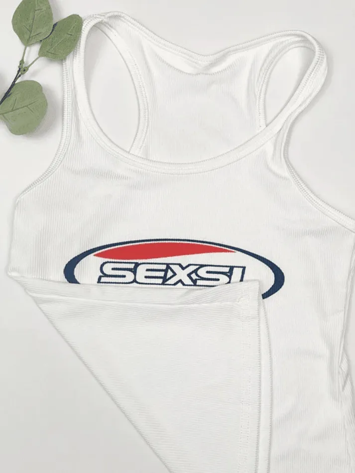 Logo Print Raglan Trendy Sleeve Crop Top