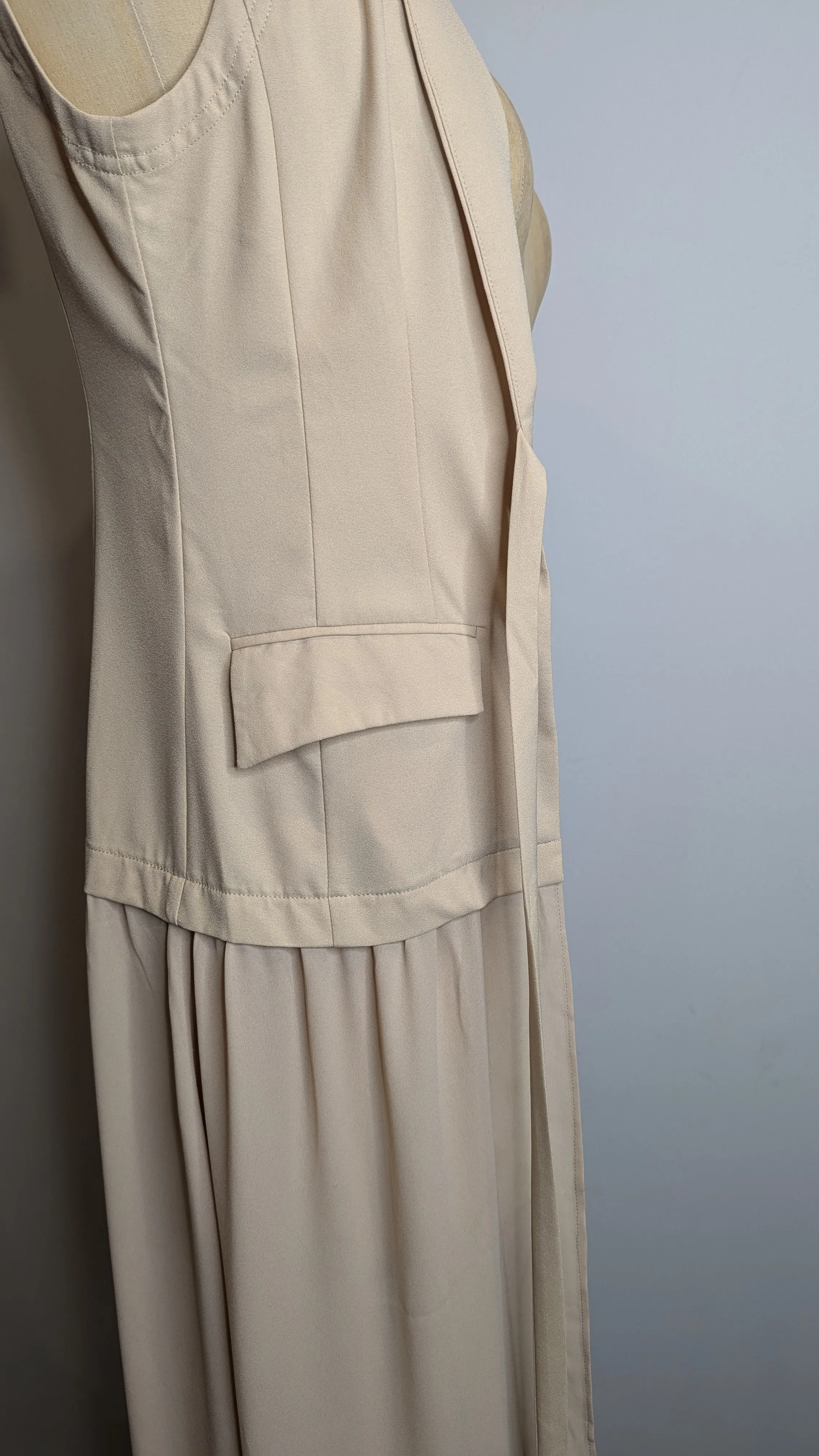 Long Flowy Sleeveless Gilet Vest