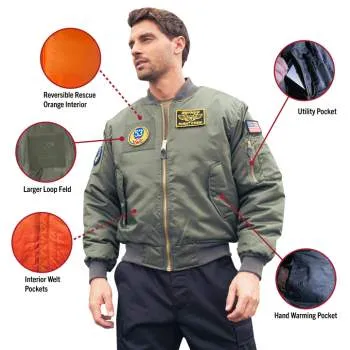 MA-1 Flight Jacket WIth Loop Patch Fields