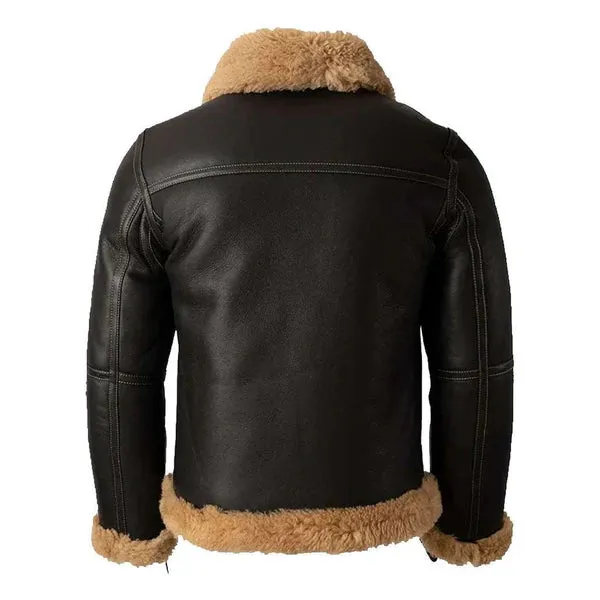 Men's B3 1940s Battle Faux Shearling Bomber Jacket