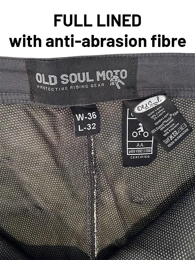 Men's Level 2 Motorcycle Pants with Full Anti-Abrasion lining