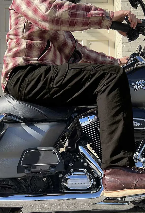 Men's Level 2 Motorcycle Pants with Full Anti-Abrasion lining