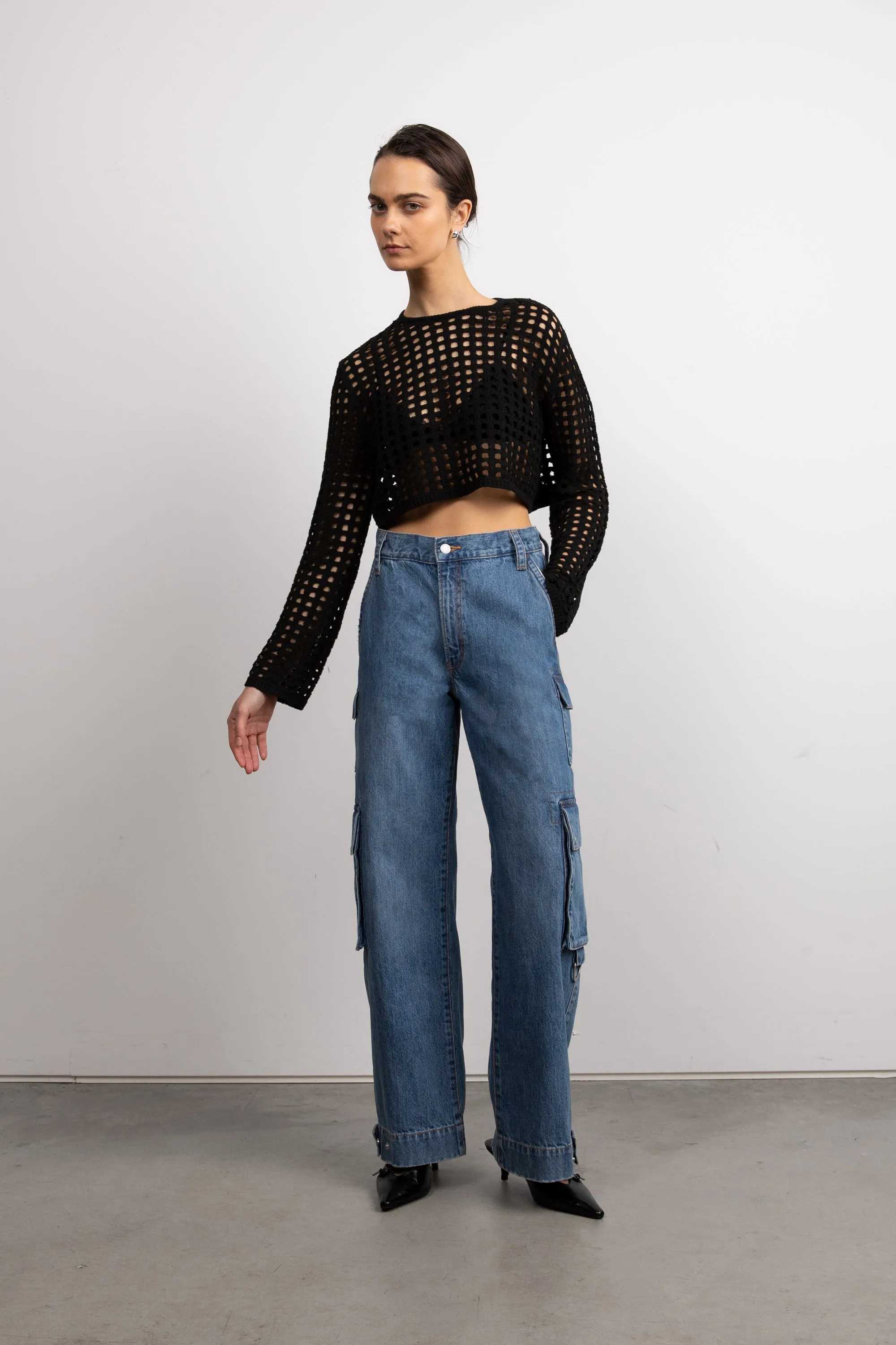OAK 02 RELAXED FIT STRAIGHT LEG CARGO JEAN