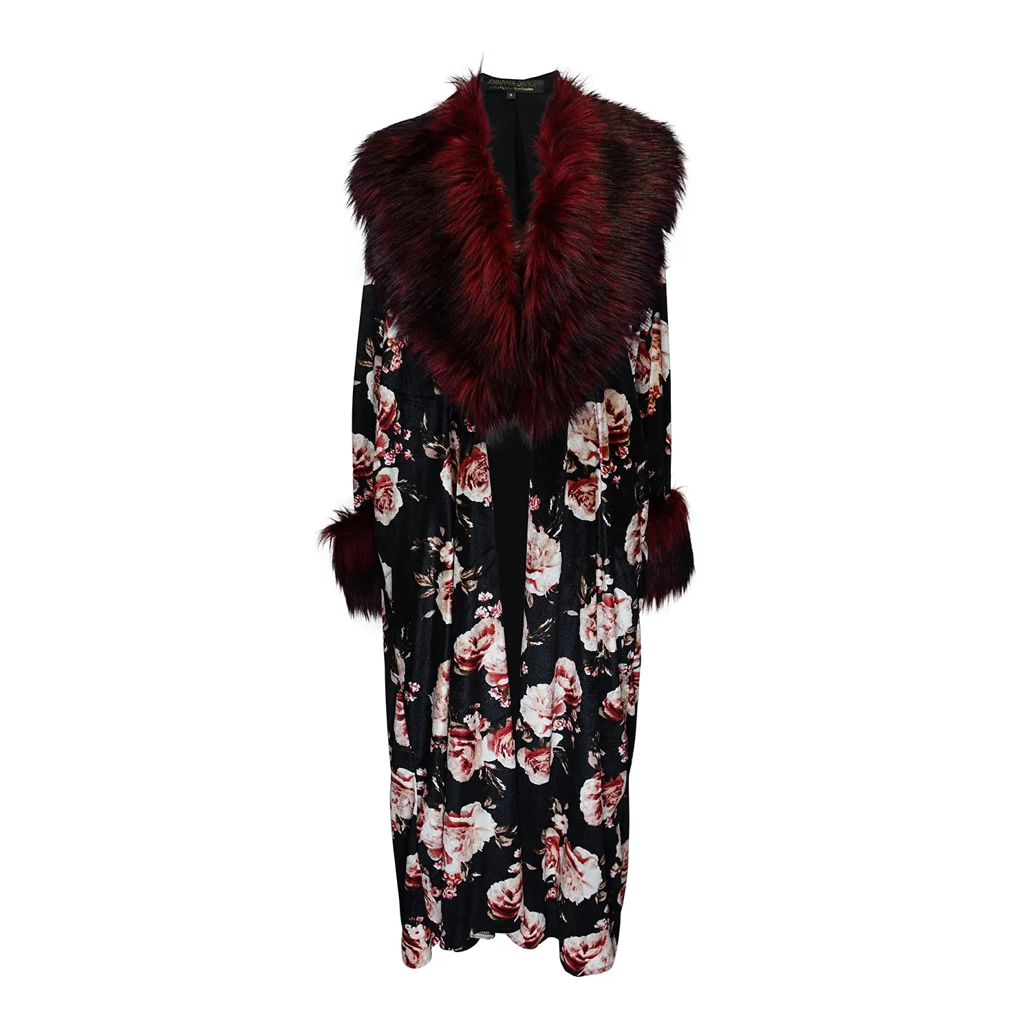 Penny Roses Nouveau Faux Fur Jacket