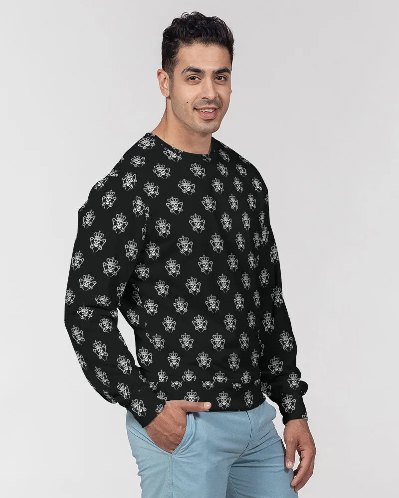Punk Majesty Logo Pattern Men's Crewneck Pullover