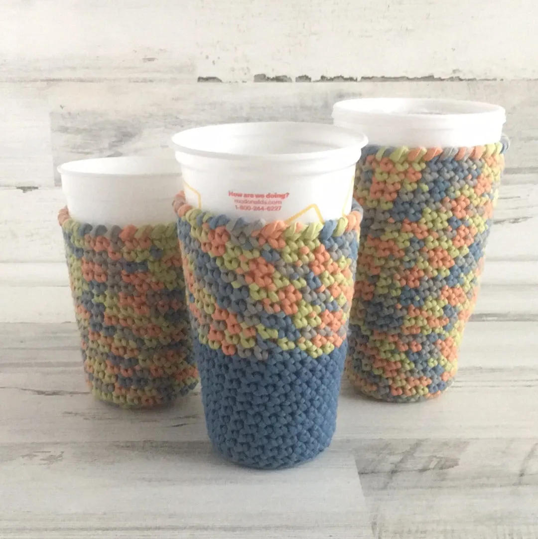 Retro Variegate - Hot and Cold Cup Cozy -