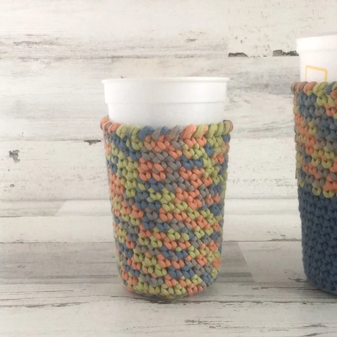 Retro Variegate - Hot and Cold Cup Cozy -