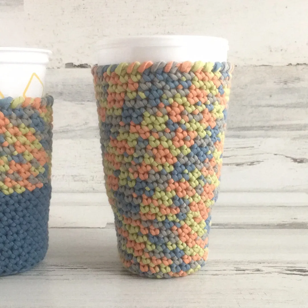 Retro Variegate - Hot and Cold Cup Cozy -