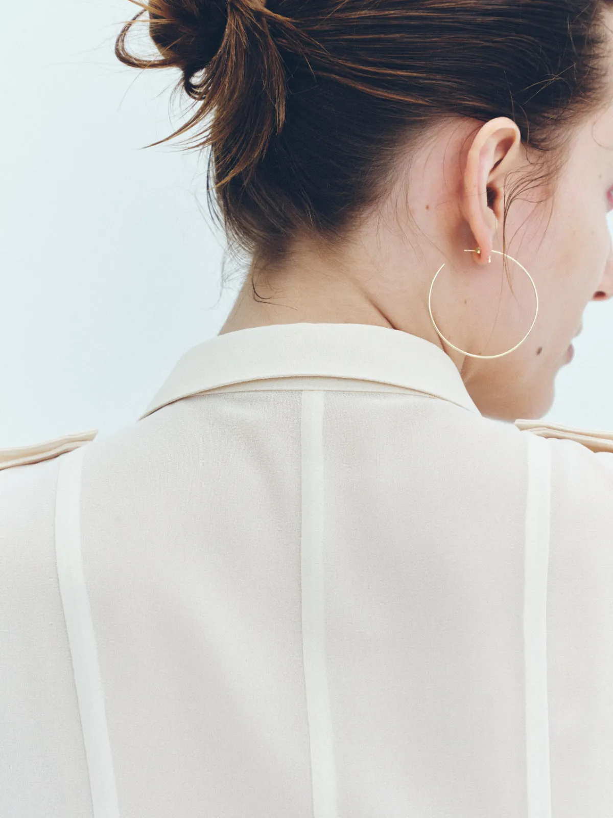 Sheer trench Long gilet
