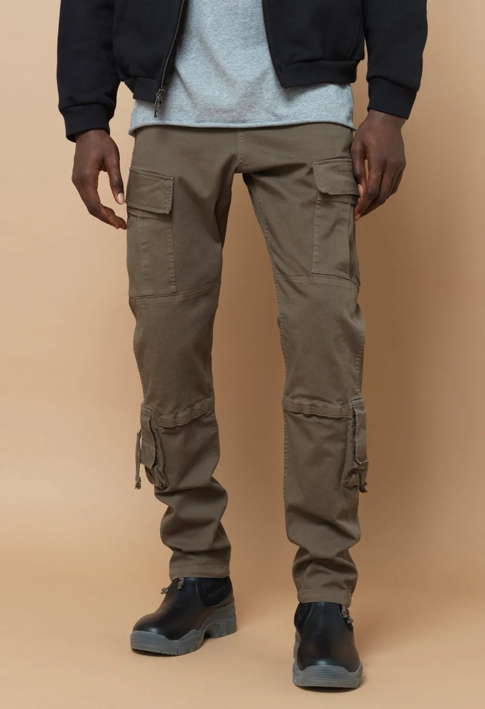 Slim Tactical Cargo / Brown