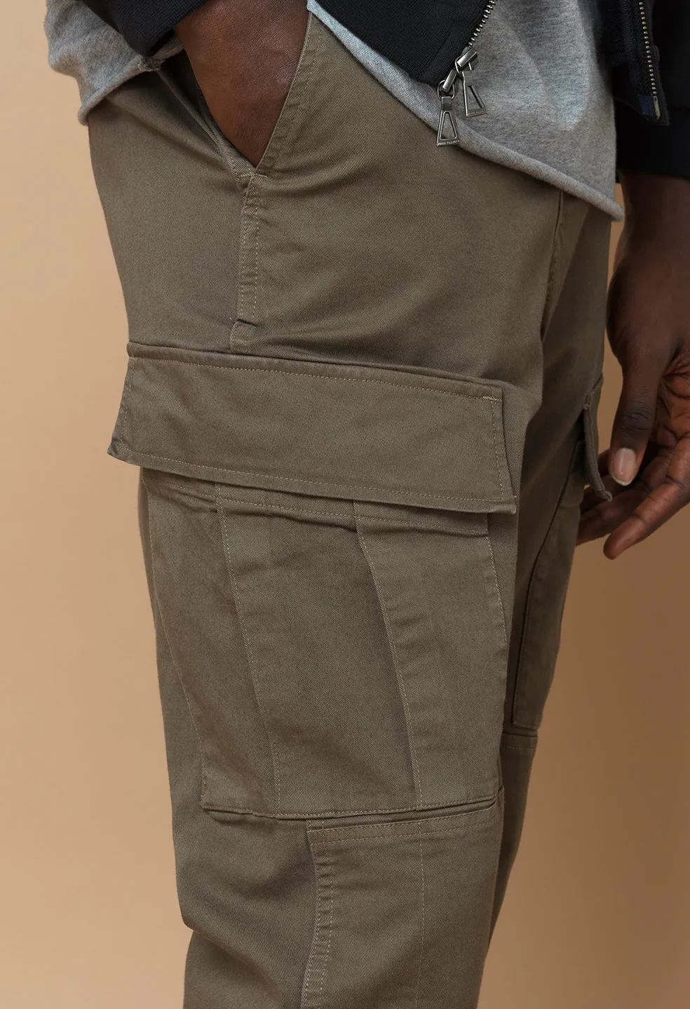 Slim Tactical Cargo / Brown