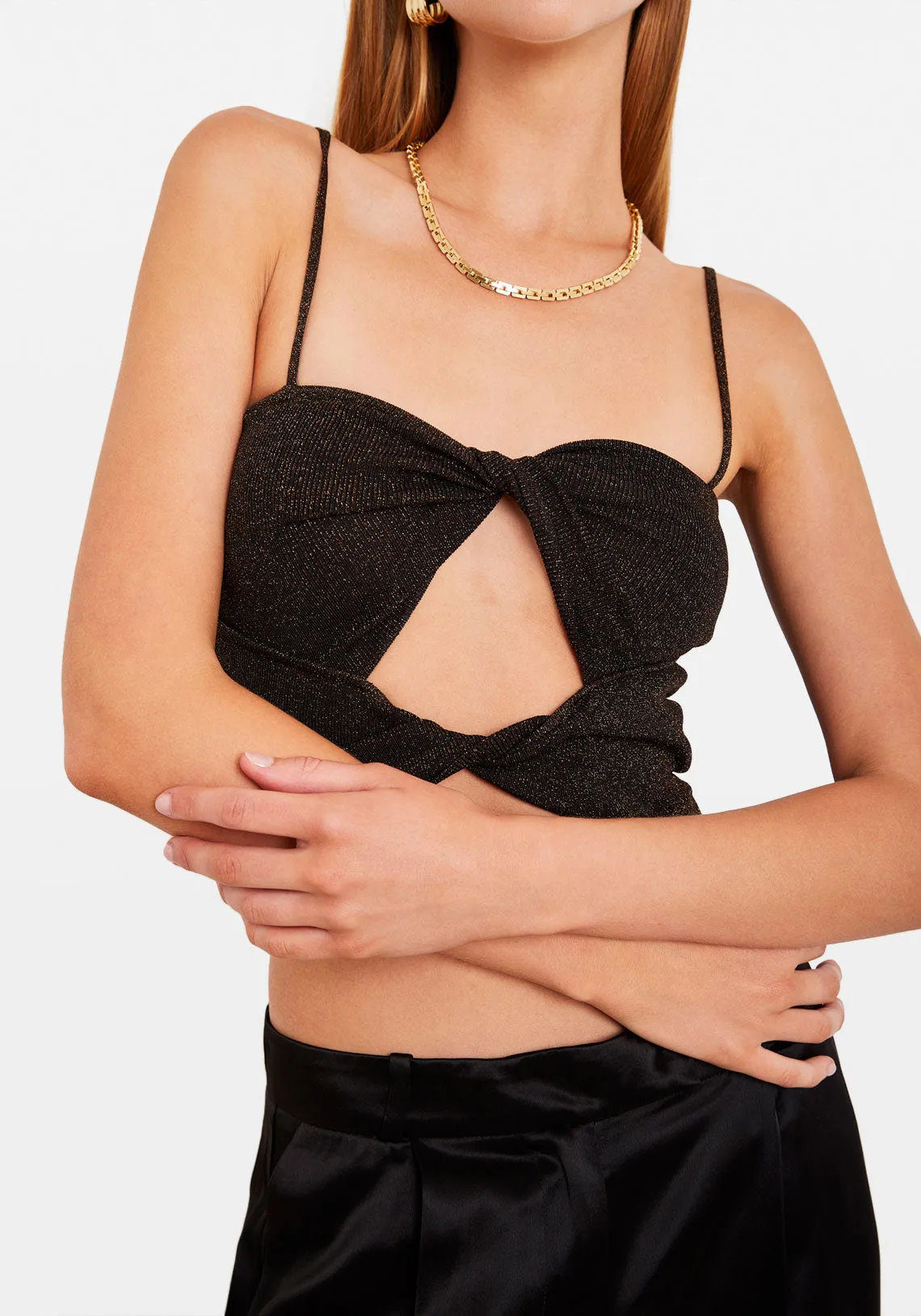 SUNSET TOP BRONZE LUREX