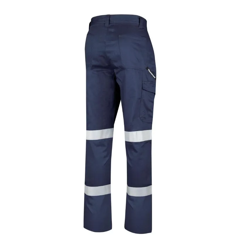 Tru Workwear Core Midweight Drill Cargo Trouser c/w Biomotion Reflective Tape CT1080T2