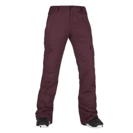 Volcom - Bridger Insulated Womens Snowboard Pants - Merlot - SALE