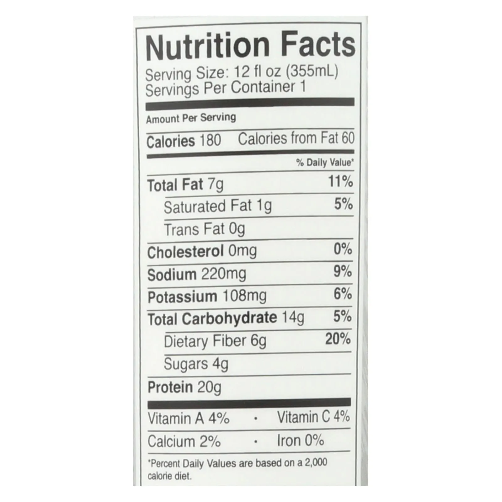 What You Need: Plant-Based Protein Shake & Cold Brew Coffee (12 Fl Oz) - 12-Pack