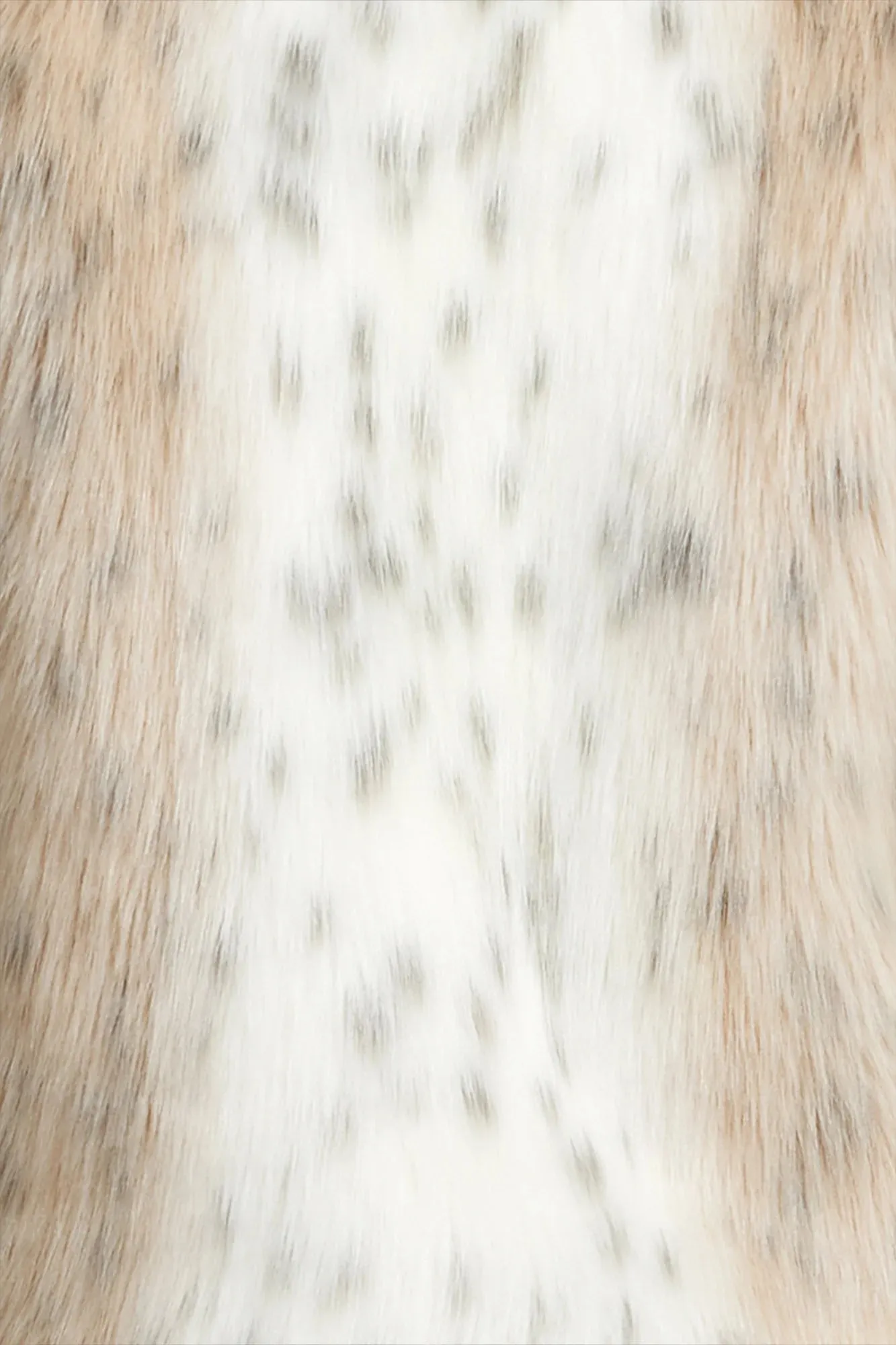 Wild Dream Faux Fur Coat | Snow Leopard