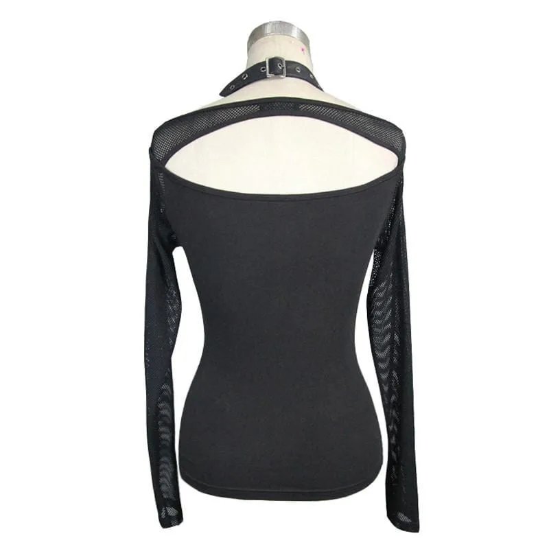 Women's Mesh Punk Top